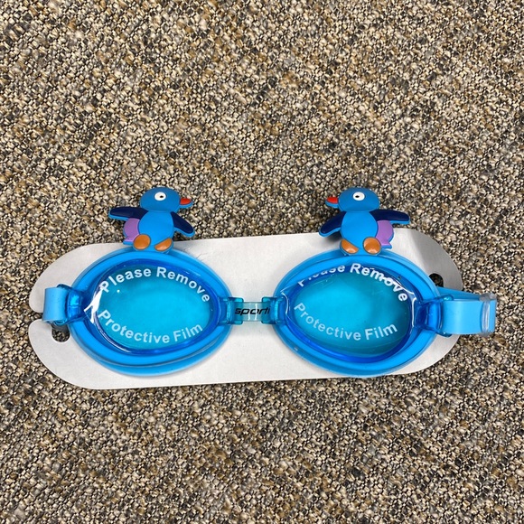 Sporti Jr. Penguin Blue Swim Anti-fog Goggles - Picture 4 of 6